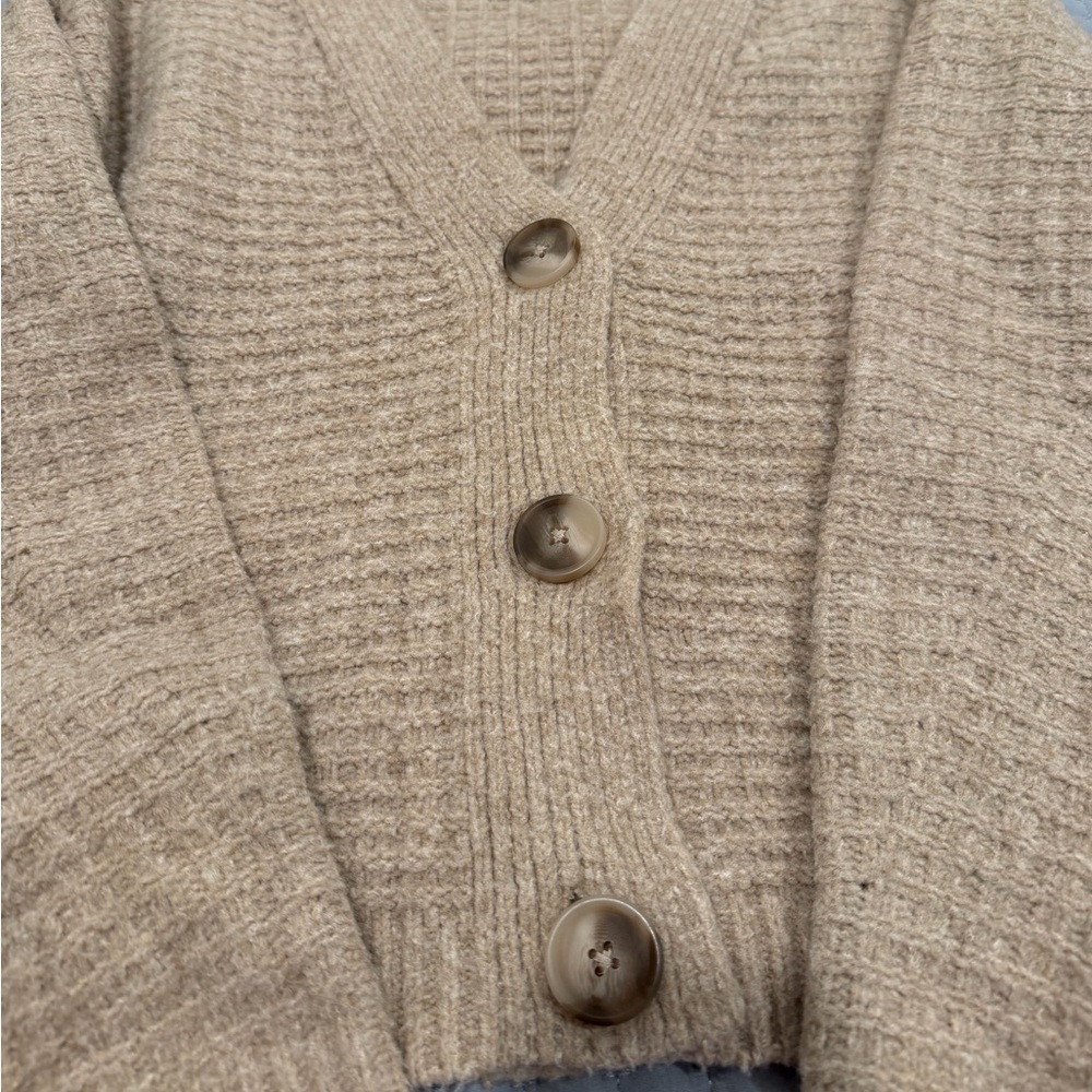 Universal Thread Taupe Button-Up Cardigan